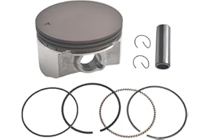 SJVLXHI High Performance Ceramic Coated Flat Top Piston .550 For Predator 224cc 72mm Diameter Buttter&Higher Compression Light Weight Design Heat Resistent&wear-resisting Coating Handle More RPMS