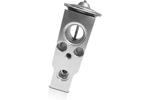 DACIRTY A/C Expansion Valve, High and Low Temperature Resistant Steam Engine Cold Air Valve, Perfect Fit Standard Air Conditioning System Accessories, Universal for Most Cars SUVs (Silver)