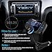 Bluetooth FM Transmitter, ESOLOM Wireless Bluetooth 4.2 FM Radio Receiver MP3 Music Player Car Kits with 1.7 inch LCD Display Hands-Free Calling QC3.0 Smart 2.4A Dual USB Ports, AUX Output TF Card