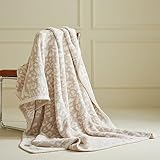 MIDO HOUSE Microfiber Throw Blanket for Couch Chic