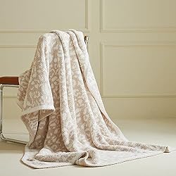 MIDO HOUSE Microfiber Throw Blanket for Couch Chic