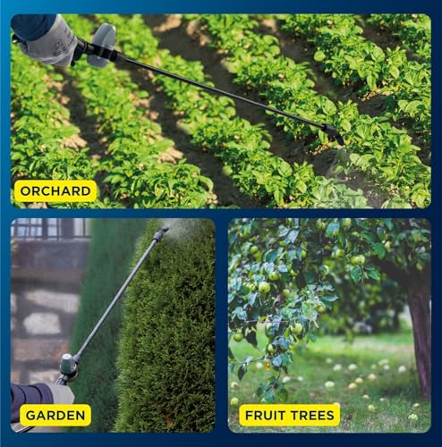 Matabi - Manual Backpack Sprayer - 12L - Fibreglass Lance - 3 Positions Pressure Regulator - Padded Straps - Garden, Orchard and Agriculture - Super Green 12 - Made in Europe