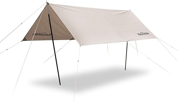 Amazon Naturehike公式ショップ タープ 天幕シェード サンシェード 21年最新 多機能 日除け 日焼け防止 防水 防風 ３サイズ選択可能 アウトドア キャンプ用 軽量 携帯便利 収納袋付き カーキ色 292 400 Naturehike タープ