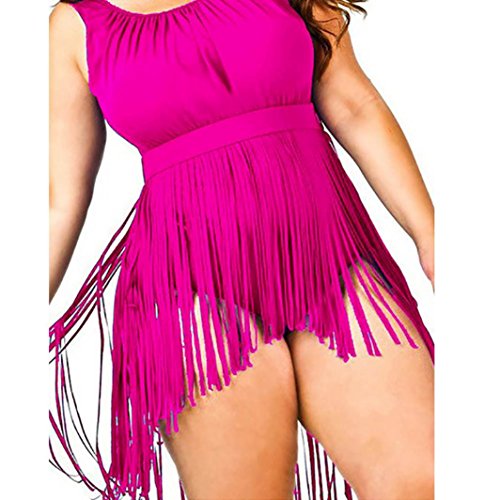 UPC 666598009162, Women Monokini Swimsuit,Todaies Women Plus Size Bikini Set Push-Up Swimwear Padded Bra Swimsuit Beachwear 2018 (3XL, Hot Pink)