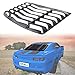 Rear Window Windshiled Louver Sun Shade Cover Matte Black in GT Lambo Style for Chevy Chevrolet Camaro 2010 2011 2012 2013 2014 2015