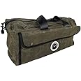 Overland Vehicle Systems Small Duffle Bag With Handle And Straps - #16 Waxed Canvas - Infused with Paraffin Wax Waterproofing - Tear Resistant Fabric