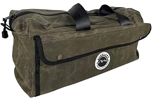Overland Vehicle Systems Small Duffle Bag with Handle and Straps - #16 Waxed Canvas, Medium (21169941)