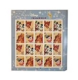 The Art of Disney Friendship Sheet of 20 x 37-cent Stamps, Scott 3865-68
