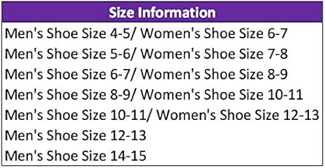 women size 8 to men