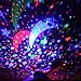 Star Sky Moon Projector Multicolor Led bulbs Or Single Color.Blue Red and Green Color Changing Led Night Light Lamp Decorative Light Mood Light in Bedroom(B4, BLUE)