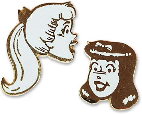 Tiny Gals Gold 2 Pin Set By Sara Lyons
