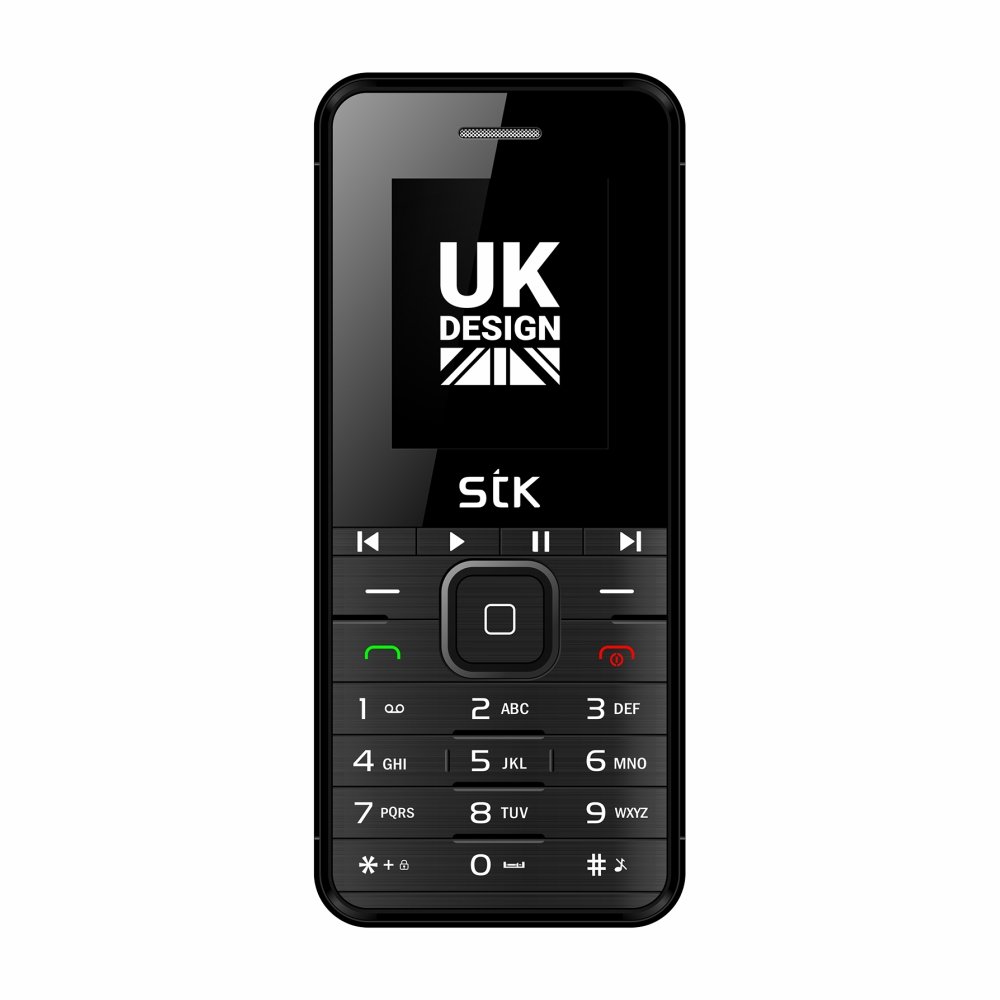 STK Black M Mobile Phone with Built In Dual Sim Amazon.co.uk Electronics