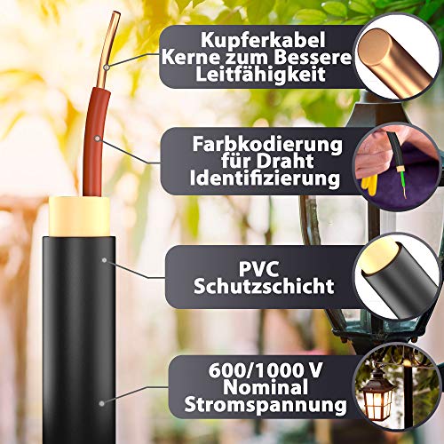 Erdkabel Stromkabel 5, 10, 15, 20, 25, 30, 35, 40, 50, 60, 70, 75, 80, 90 oder 100 m NYY-J 1x16 mm² Elektrokabel Ring… – Bild 5