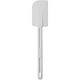 Rubbermaid Commercial Products Scraper Spatula/Food Scraper 13.5-Inch Dishwasher Safe White Heavy Duty Rubber Silicone Spatula for Resturant/Home Cooking/Baking