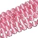 SHG Store 8mm Round Pink Cat Eye Beads Strand 15 Inch Jewelry Handmade DIY Beads