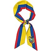 Women'S Fashion Scarf Ecuador Ecuadorian Flag Hair Satin Scarf Bandanas Headscarf Wrap Breathable Lightweight Neck Scarves For Handbag Accessories
