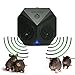BONAZZA Mice Repellent Plug-in Ultrasonic Pest Repeller Best For Garages, Attics and Basements - Electronic Pests Control Products To Get Rid Of Bugs Insects and Rodent - Mouse & Rat Repellent