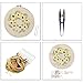 Full Set of Handmade Embroidery Starter Kit with Partten Including Embroidery Cloth,Bamboo Embroidery Hoop, Color Threads, and Tools Kit for Beginner