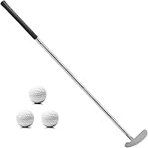 QPPKII Golf Putter - 33" Two-Way Putter for Left/Right Hand, with Balls | Golf Combo Set for Men's Women's Beginner's, Anti-Slip Handle, Detachable Design, Four Sections Make Up, Indoor Outdoor Use