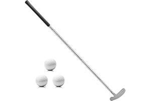 QPPKII QPPKI Golf Putter - 33" Two-Way Putter for Left/Right Hand, with Practice Balls, Golf Combo Set for Men's Women's Kids, Indoor Outdoor Use