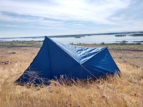 River Country Products Trekker Tent 1V, Lightweight One Person Backpacking Tent with Vestibule - Blue