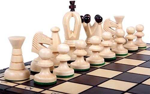 The Kasbah - Unique Wood Chess Set w/ Board & Storage