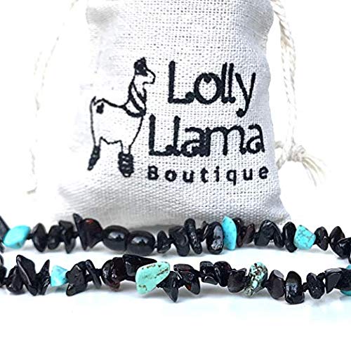 lolly llama amber teething necklace