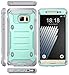 Galaxy Note 7 Case, E LV Galaxy Note 7 - Hybrid Armor Protection Defender Case Cover For Samsung Galaxy Note 7 - MINT/GREY