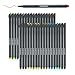 TANMIT Tip Drawing Porous Fine Point Makers for Adult Books Writing Noting Calendar Marking Art Project, Color Pens Set, 36 Color Pens Set