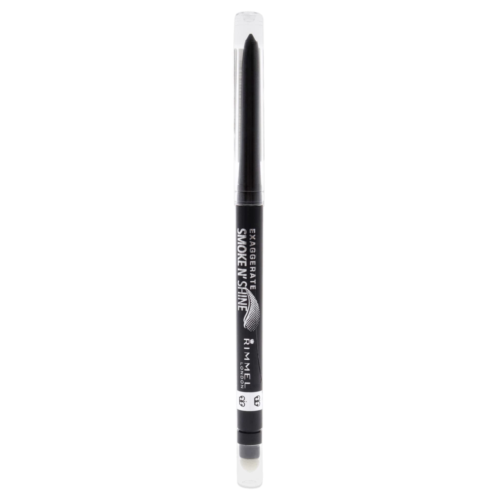 Rimmel London Exaggerate Smoke N’ Shine Eye Definer, 001 Little Black Smokey, 0.28 g