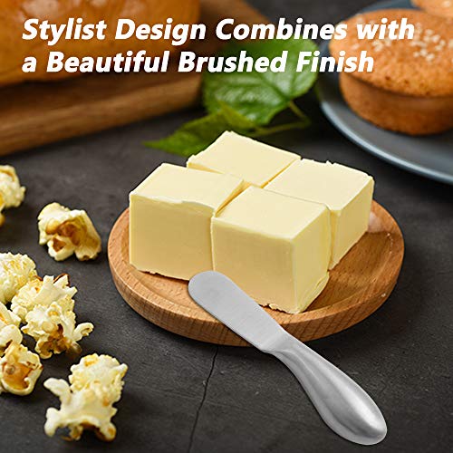 6 Pieces Cheese Spreader Set, findTop Stainless Steel Multipurpose Cheese and Butter Spreader Knives - Thumbnail 5