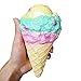 Kiibru Squishy Rainbow Colossal Slow Rising Squishies Scented Ice Cream Cone Kids Toys