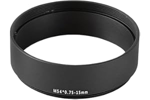 Vasiumic Astronomical Telescope Photography M54x0.75 Length Extension Tube Aluminum Adapter for Back Focus Adjustment Compati