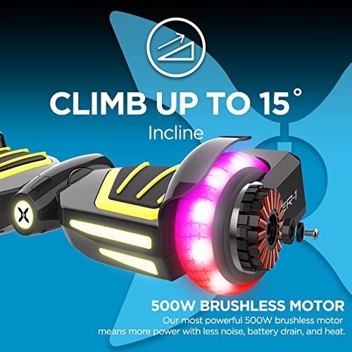Hover-1 Ranger + Electric Self Balancing Scooter – 9MPH Top Speed, 9 Mile Range, Long Lasting Li-Ion Battery, 5HR Full Charge, Built-In Bluetooth Speaker – Rider Modes: Beginner to Expert