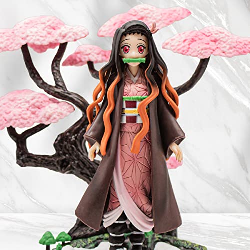 Nezuko Kamado Figure Cherry Blossom Tree Demon Anime Slayer Japanese
