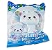 Puni Maru's Jumbo Happy Polar Bear Squishy Blue Happy Open Smile