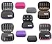 Essential Oil Carrying Case Holds 10 Bottles Perfect for Roller Bottles 5ml - 10ml Multiple Colors! (1 Pack, Black)