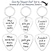 Elegant Chef Guitar Pick Key Chain Christmas Gift for Dad - I Couldn't Pick a Better Dad - Cute Musical Quote Jewelry Keychain Present for Father Daddy Papa from Daughter Son