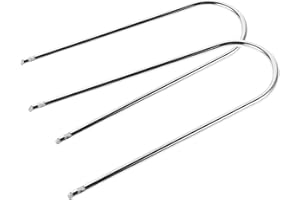 Kichvoe 2 Pcs Car Audio Tool Kit U-Shaped Metal Pin Puller for CD DVD Stereo Disassembly Automotive