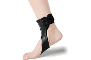 Healsmile Professional AFO Drop Foot Brace Orthosis for Hemiplegia & Stroke Varus Foot Drop, Improve Walking Gait & Relieve Pain, Lightweight Foot Drop Brace for Men & Women, Right/XL