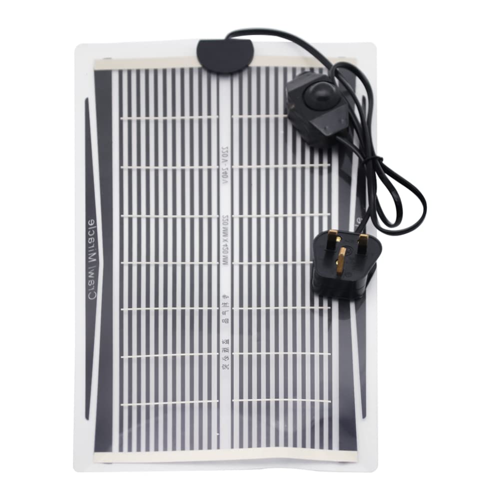 Reptile Heat Pad, Adjustable Temperature Control Lizard Terrarium Heating Mat for Small Animals Snake Turtle Bearded Dragon Gecko (25W)