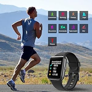 UMIDIGI Smartwatch Orologio Fitness Donna Uomo Smart Fitness Tracker, Cardiofrequenzimetro da Polso Contapassi… - immagine 5