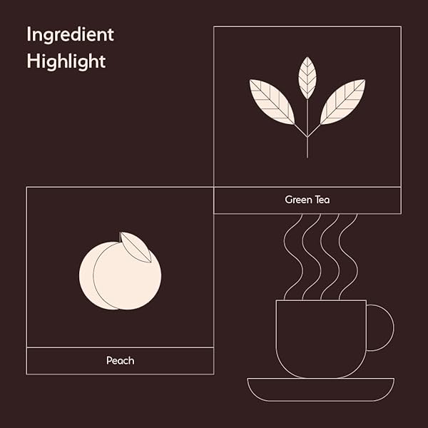 IRON KETTLE PEACH GREEN TEA | HIGH GROWN GREEN TEA BAG BLENDED WITH SAFFLOWER & NATURAL PEACH EXTRACT | SOURCED EXCLUSIVELY FROM SMALL TEA GROWERS WITH HIGHER FINE LEAF COUNT | 25 TEA BAGS