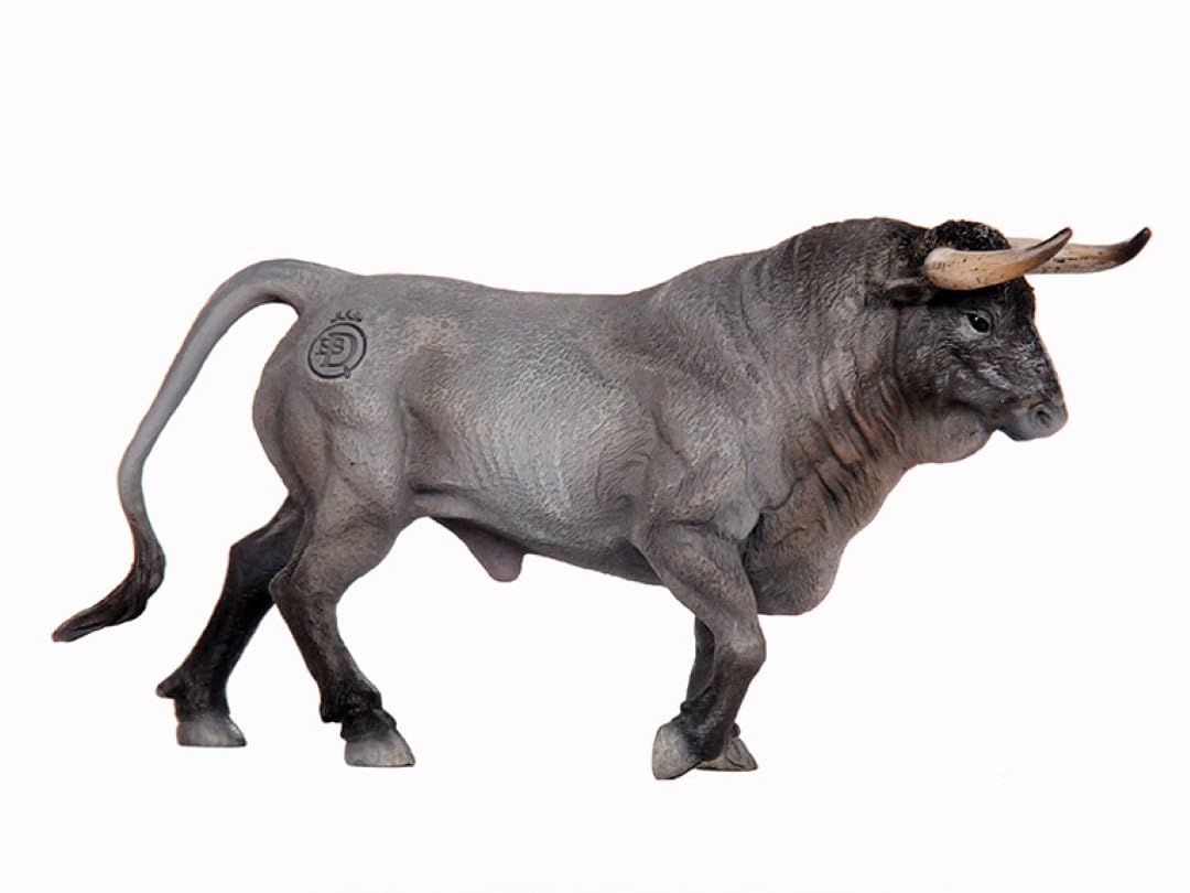 Deqube Bull Figurine 17x8x4,2 grey