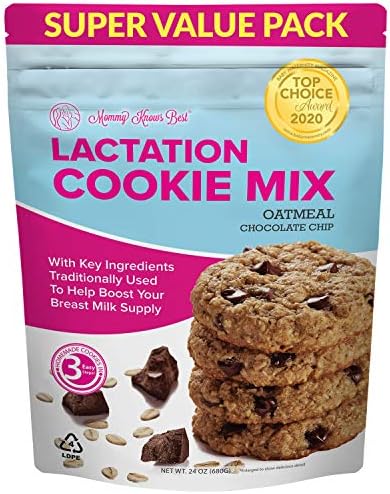 thumbnail image 2 of Mommy Knows Best Lactation Cookies Mix,Oatmeal Chocolate Chip Support For Breast Milk Supply... 2 of 14