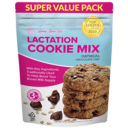 thumbnail image 2 of Mommy Knows Best Lactation Cookies Mix,Oatmeal Chocolate Chip Support For Breast Milk Supply... 2 of 14