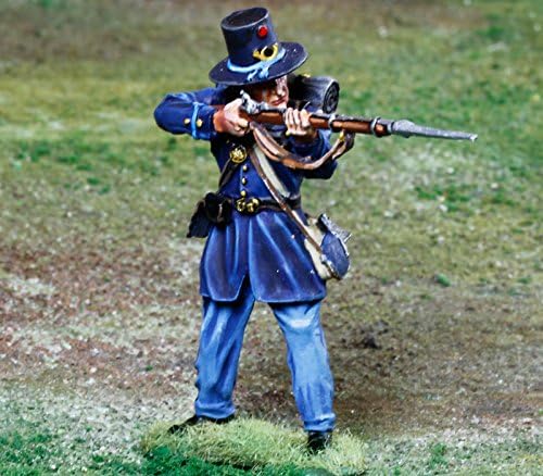 Civil War Toy Soldiers 2nd Wisconsin Iron Brigade Infantry Firing Battle of Gettysburg Figure Collectors Showcase Toy