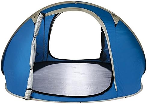GDSZ Doors On Both Sides Pop-Up Tent An Automatic Instant Portable Cabana Beach Tent - Suitable For Upto 2 People - Water-Resistant &amp; UV Protection Sun Shelter