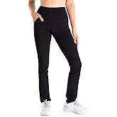 Yogipace Petite/Regular/Tall Women's Slim Fit Fleece Lined Thermal Pants Winter Snow Pants with 5 Pockets