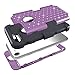 iPhone 7 Case, Anna Shop Studded Rhinestone 3in1 Shockproof Hybrid Full-body Protective Case Hard Cover PC+Silicone Full Body Protective High Impact Defender Cover For iPhone 7 7S